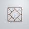 Ekena Millwork Small Hudson Decorative Fretwork Wood Wall Panels, Walnut, 11 3/8"W x 11 3/8"H x 3/8"T WALW12X12X0375HSNWA - alternate 5